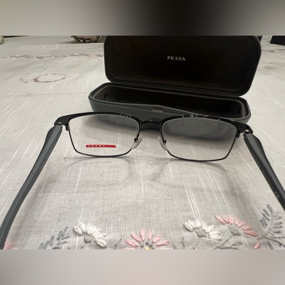 PRADA LINEA ROSSA NETEX MEN'S EYEGLASSES - Picture 5 of 5